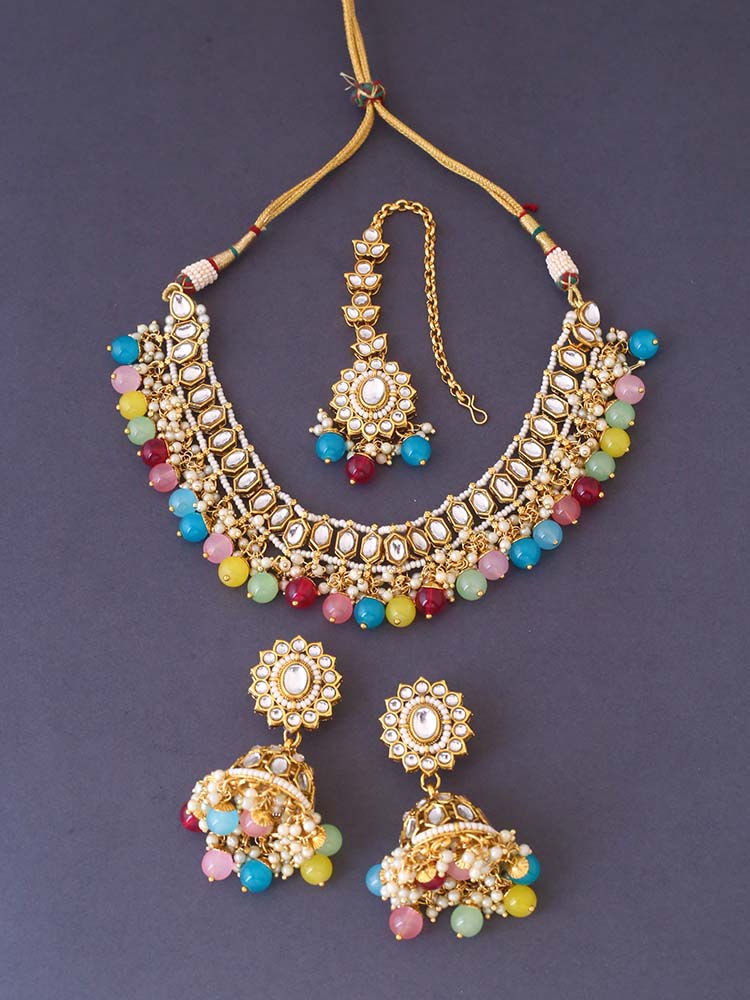 Prismatic Bhavika Jewellery set