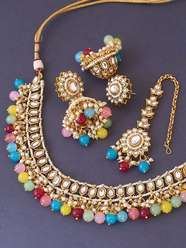 Prismatic Bhavika Jewellery set