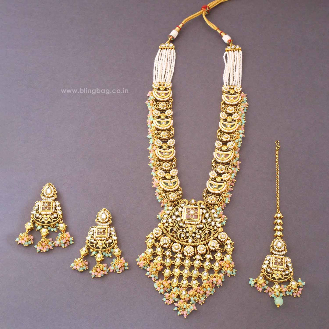 Prismatic Devikaara Kundan Jewellery Set - New Arrival