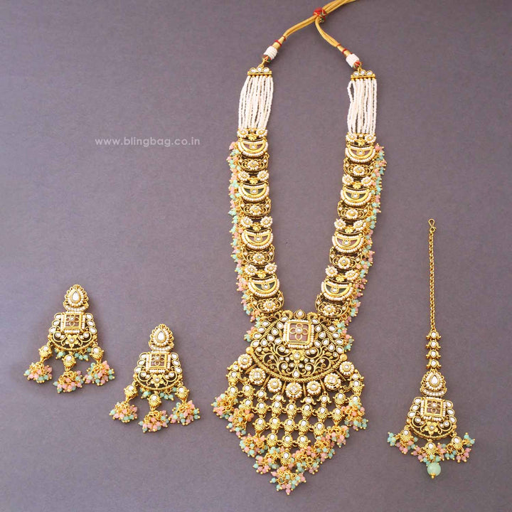 Prismatic Devikaara Kundan Jewellery Set - New Arrival