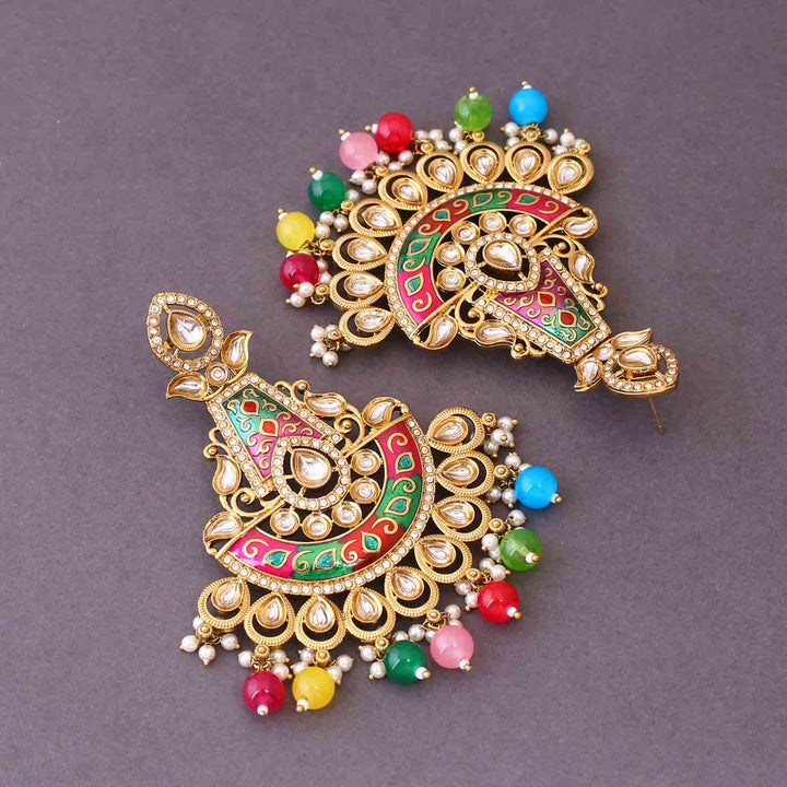 Prismatic Dhanshree Chandbalis