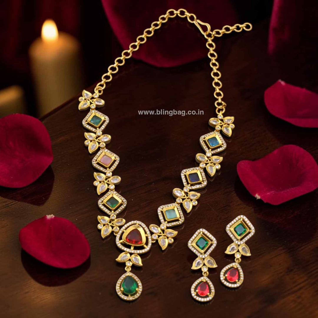 Prismatic Diar Victorian Jewellery Set- New Arrival