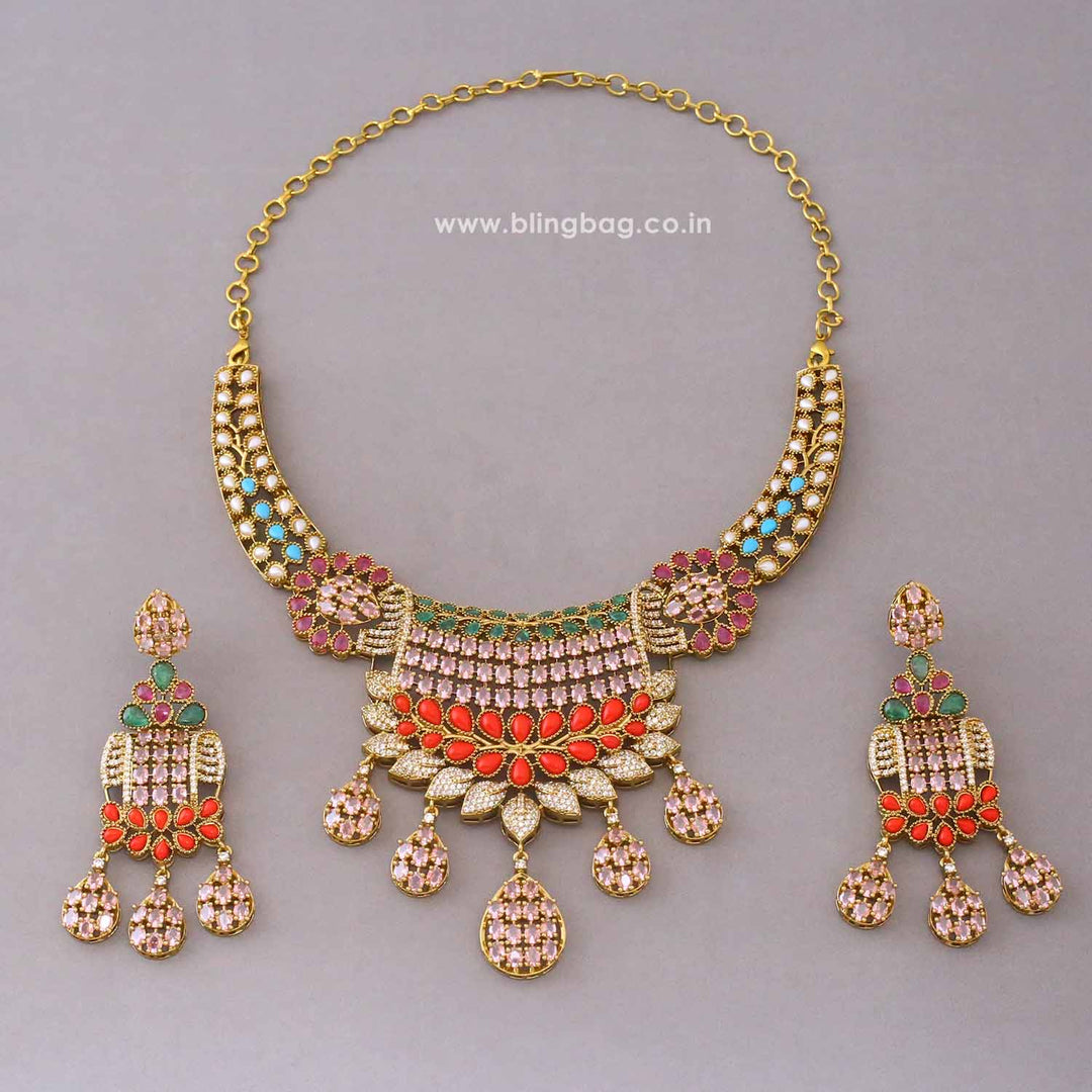 Prismatic Ellalyn Victorian Jewellery Set - New Arrival