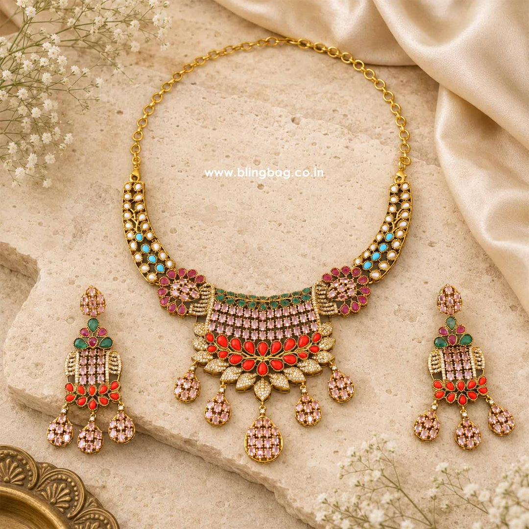 Prismatic Ellalyn Victorian Jewellery Set - New Arrival