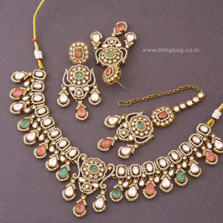 Prismatic Eshira Kundan Jewellery Set - New Arrival
