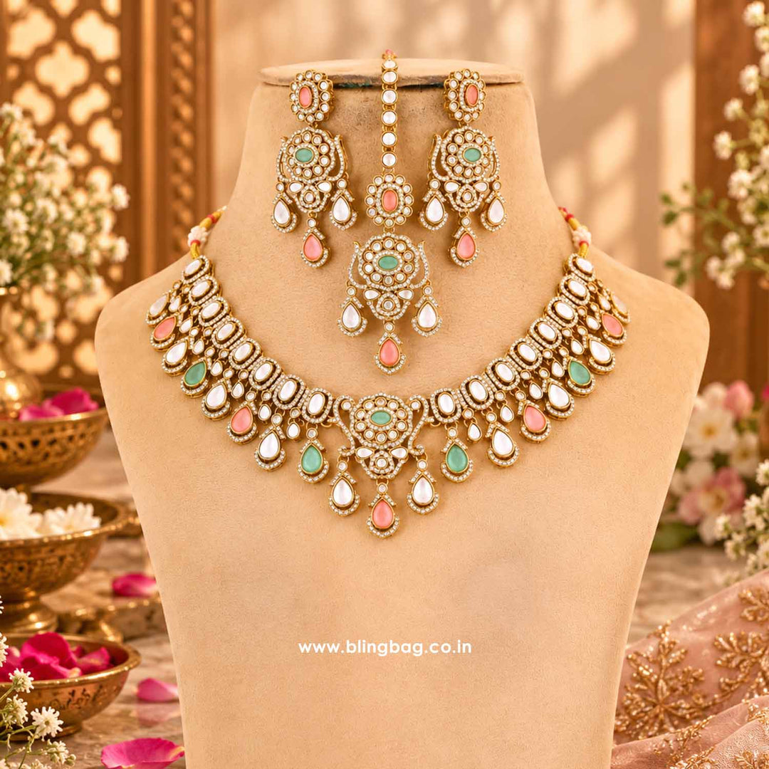 Prismatic Eshira Kundan Jewellery Set - New Arrival