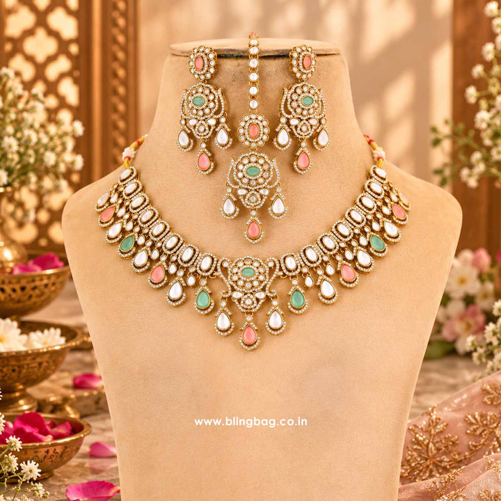 Prismatic Eshira Kundan Jewellery Set - New Arrival