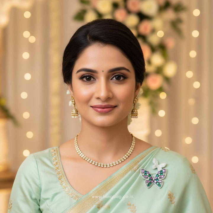 Prismatic Flutter Fly Brooch