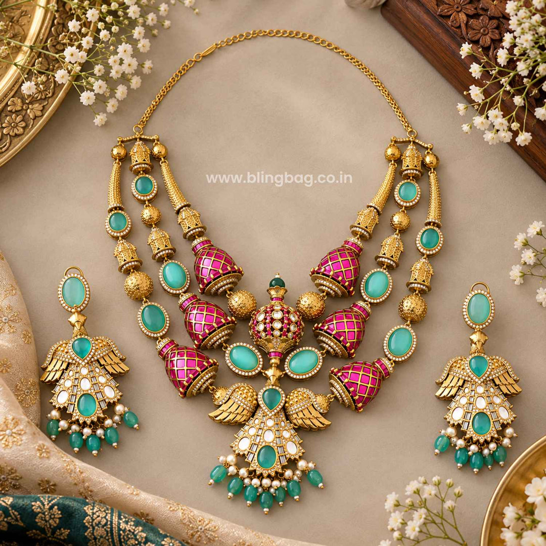 Prismatic Glitz Victorian Jewellery Set - New Arrival