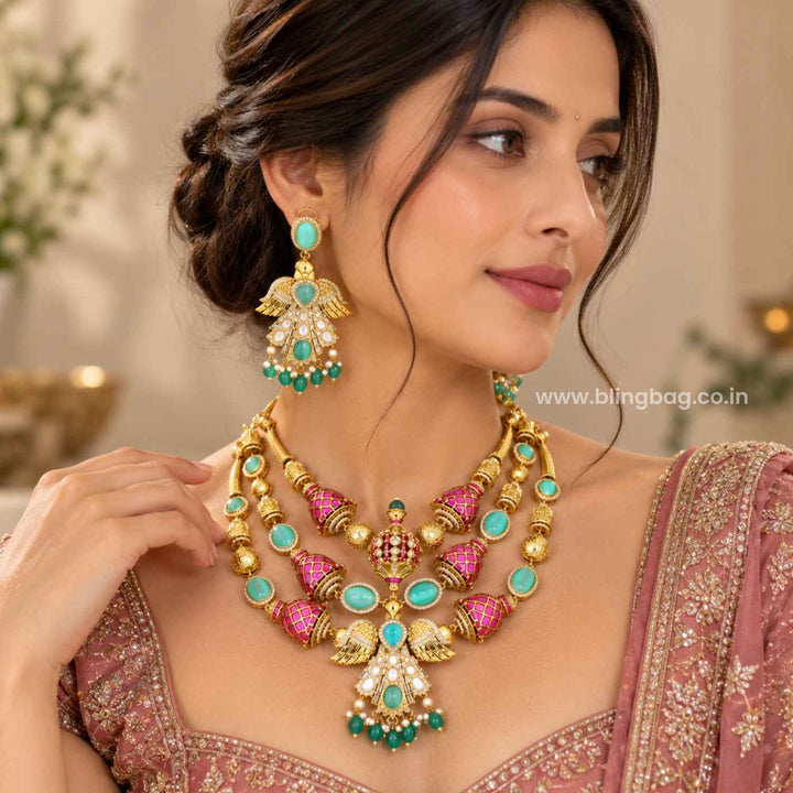 Prismatic Glitz Victorian Jewellery Set - New Arrival