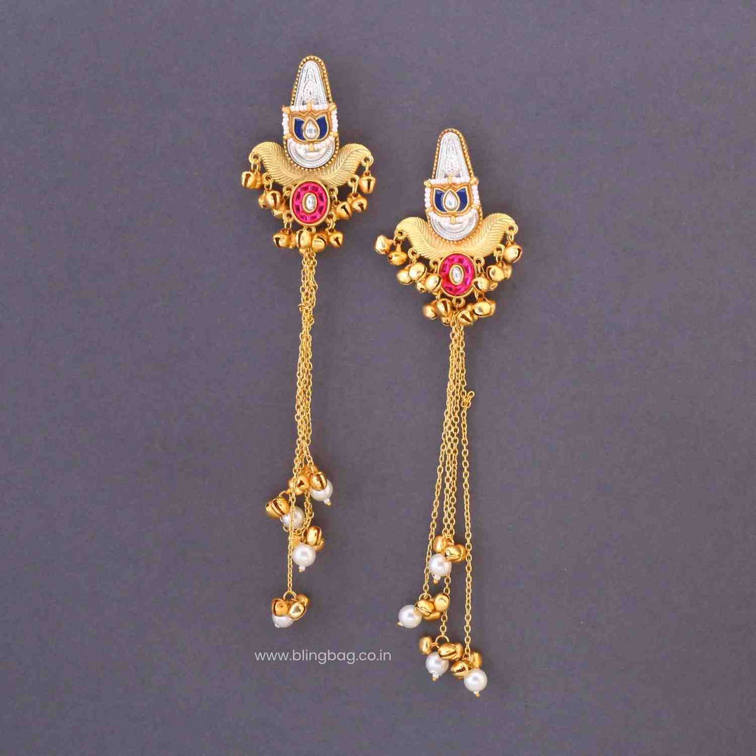 Prismatic Ishitaya Oxidised Danglers