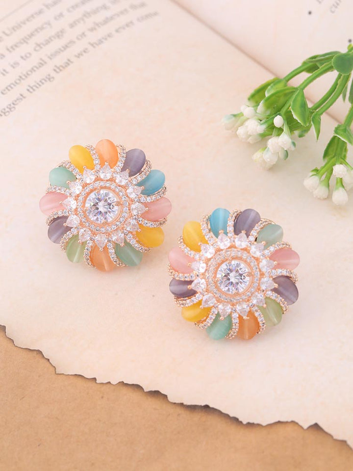 Prismatic Lesley Zirconia Studs