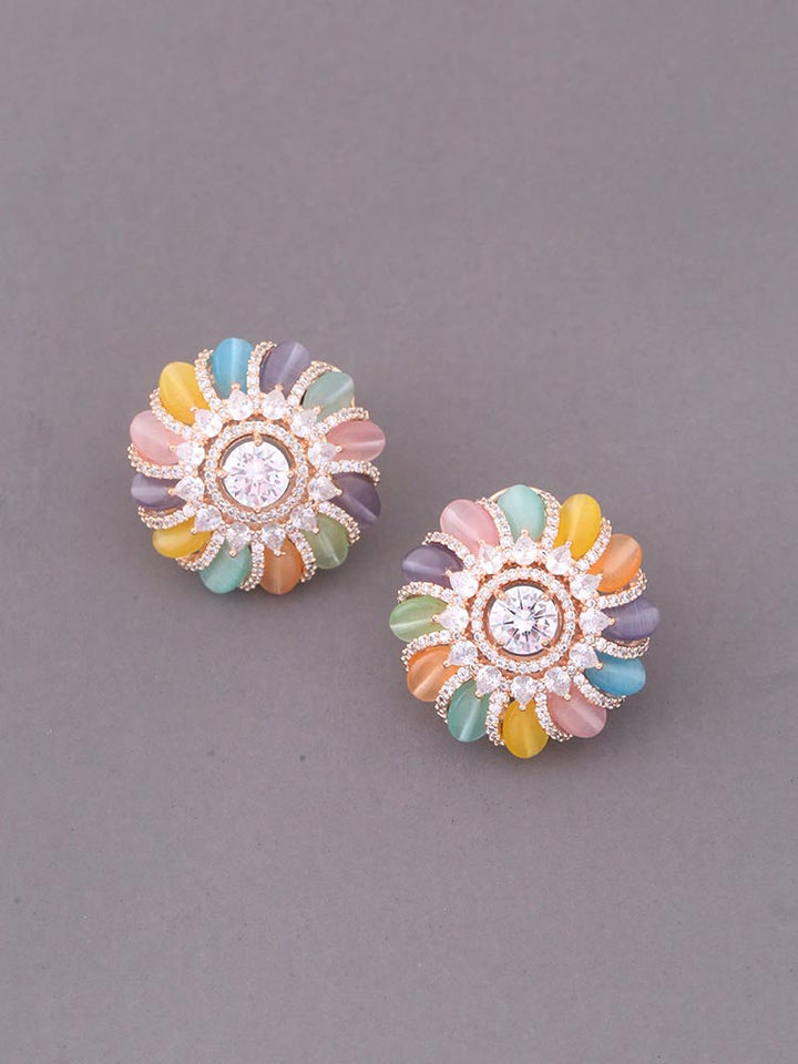 Prismatic Lesley Zirconia Studs