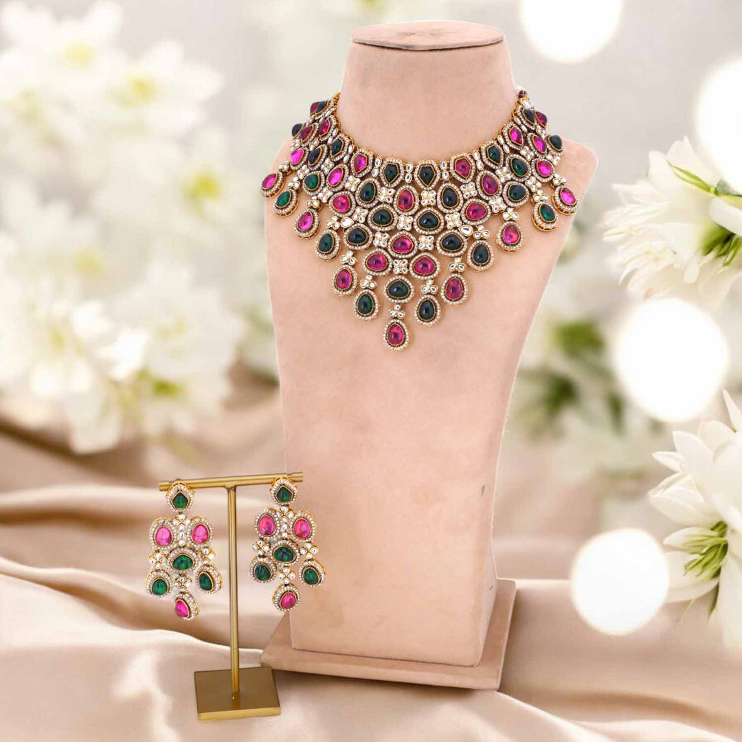 Prismatic Madhura Semi-Bridal Jewellery Set