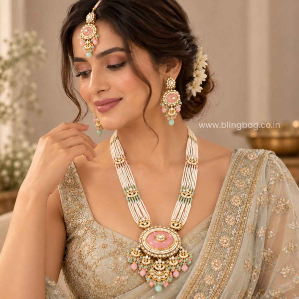 Prismatic Navya Kundan Jewellery Set