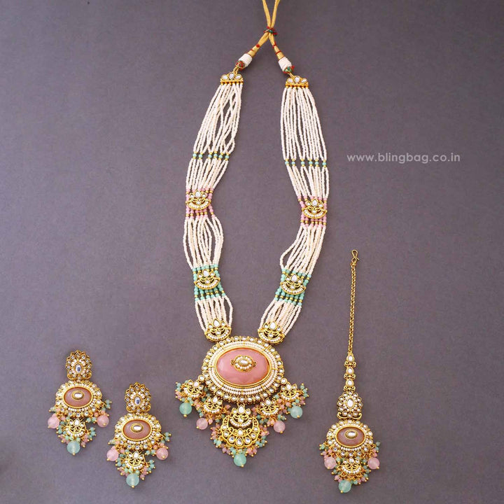 Prismatic Navya Kundan Jewellery Set