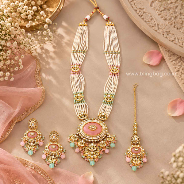 Prismatic Navya Kundan Jewellery Set