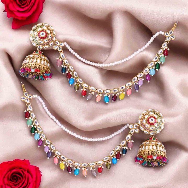 Prismatic Nutan Sahara Jhumkis
