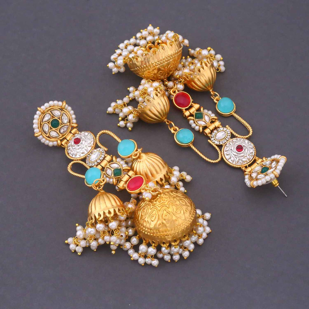 Prismatic Rahasya Heritage Jhumkis