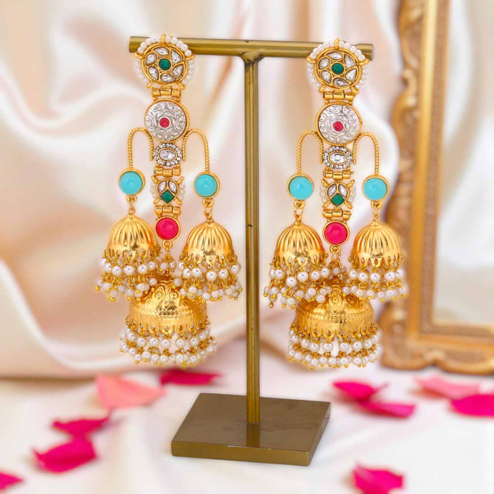 Prismatic Rahasya Heritage Jhumkis