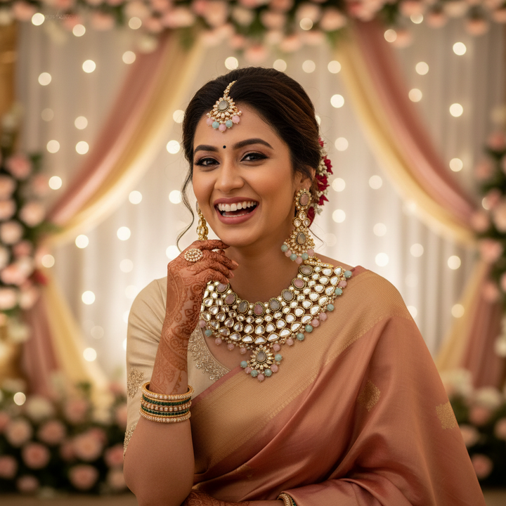 Prismatic Rauhana Kundan Jewellery Set