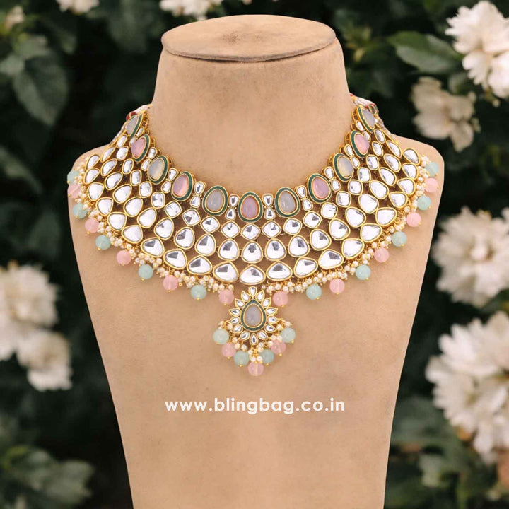 Prismatic Rauhana Kundan Jewellery Set