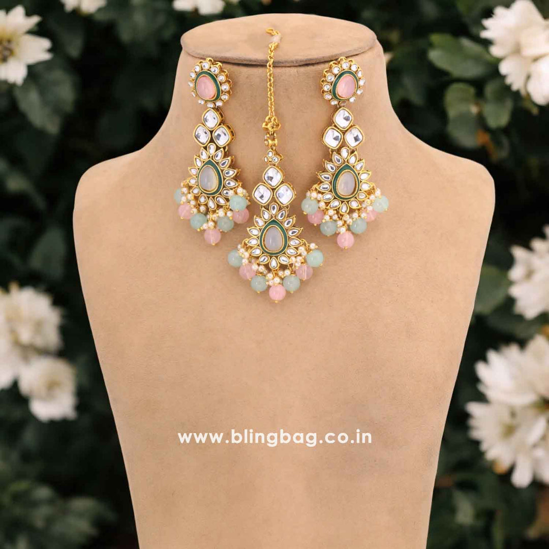 Prismatic Rauhana Kundan Jewellery Set