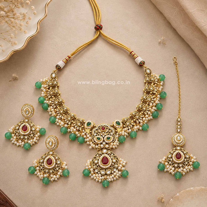 Prismatic Roshniika Kundan Jewellery Set
