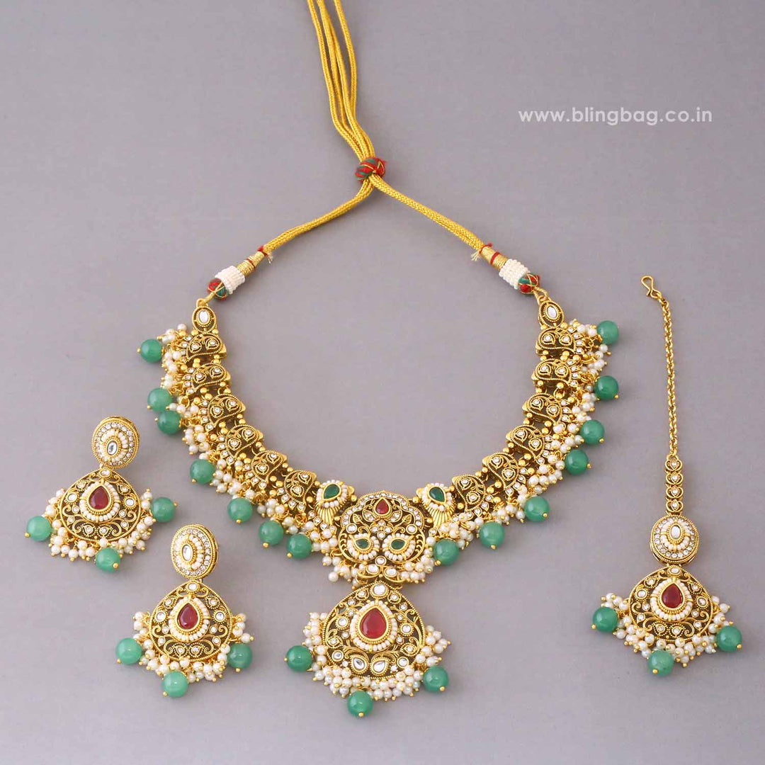 Prismatic Roshniika Kundan Jewellery Set