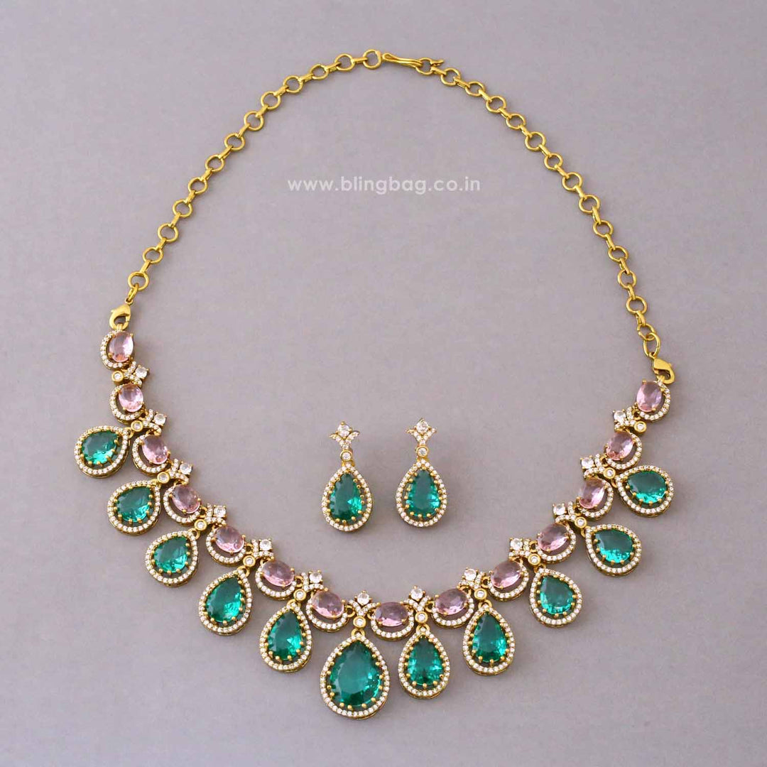 Prismatic Rubye Victorian Jewellery Set - New Arrival