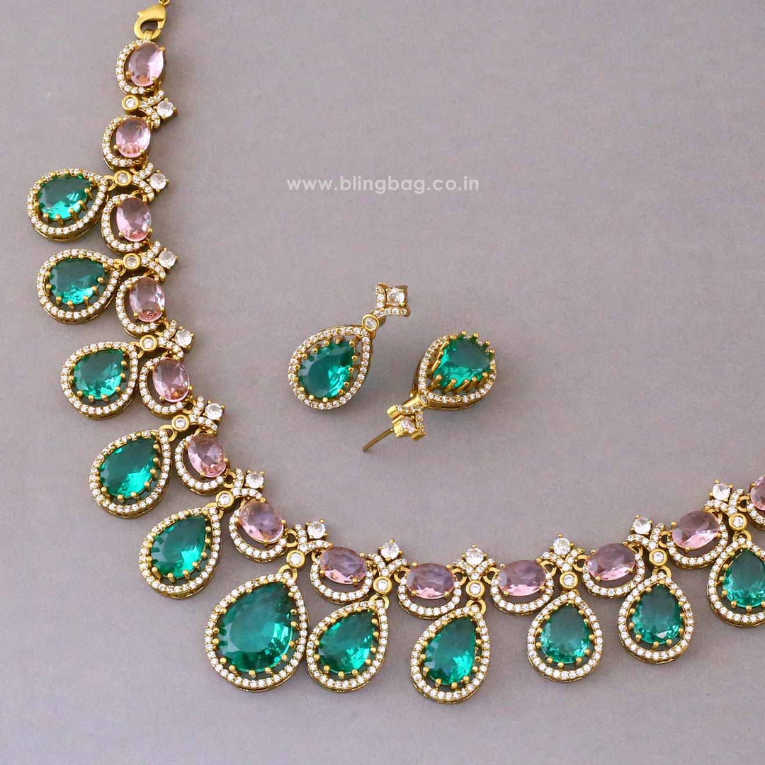 Prismatic Rubye Victorian Jewellery Set - New Arrival