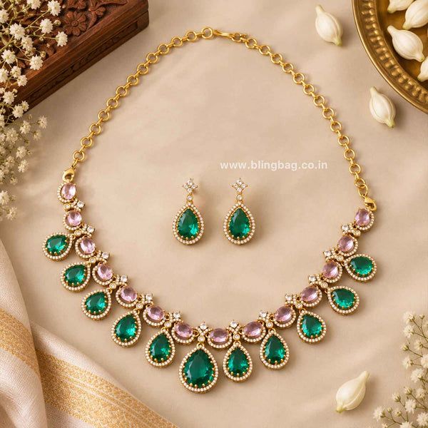 Prismatic Rubye Victorian Jewellery Set - New Arrival