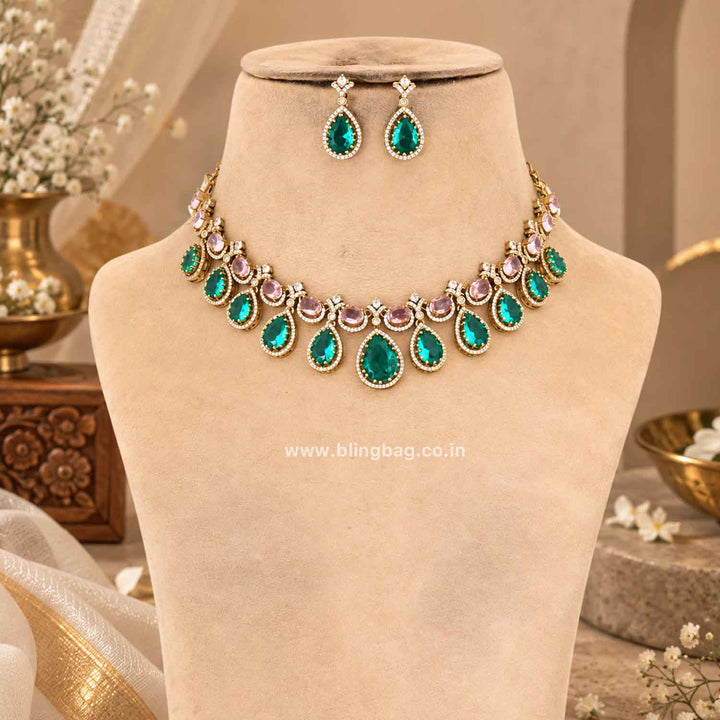 Prismatic Rubye Victorian Jewellery Set - New Arrival