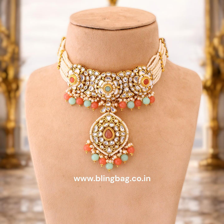 Prismatic Saloni Kundan Jewellery Set