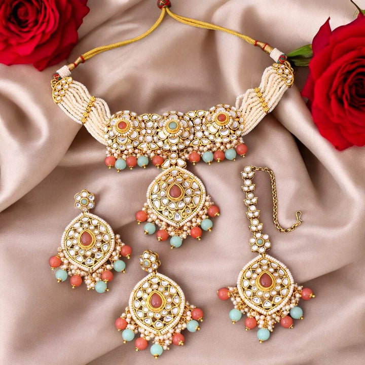 Prismatic Saloni Kundan Jewellery Set