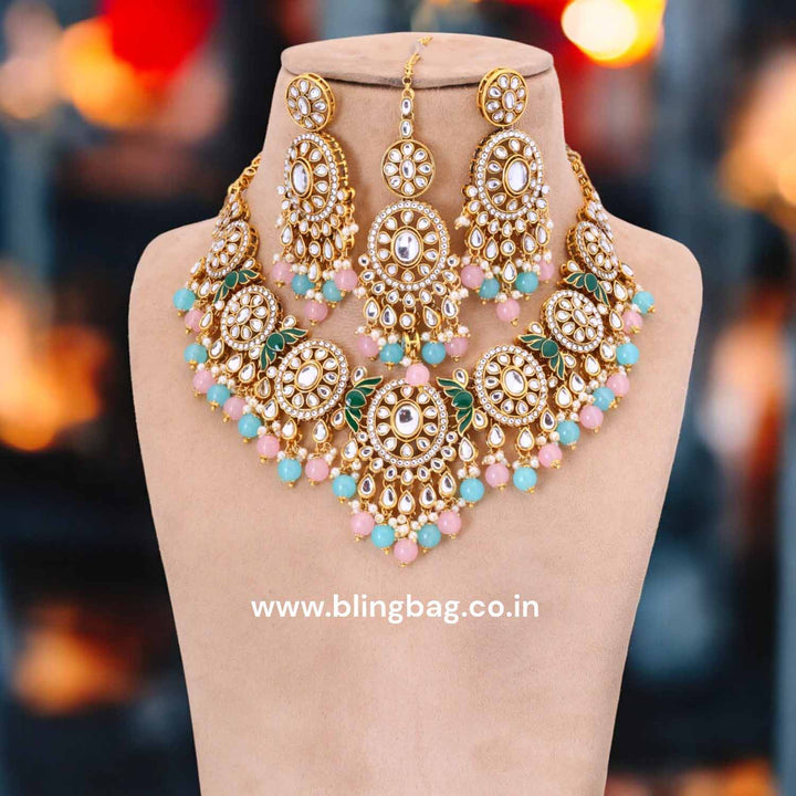 Prismatic Shazia Kundan Jewellery Set