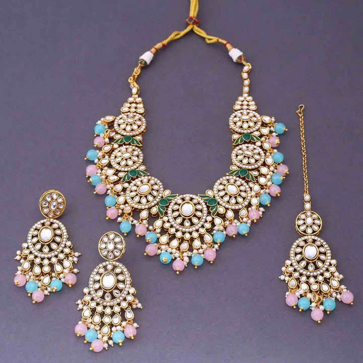 Prismatic Shazia Kundan Jewellery Set