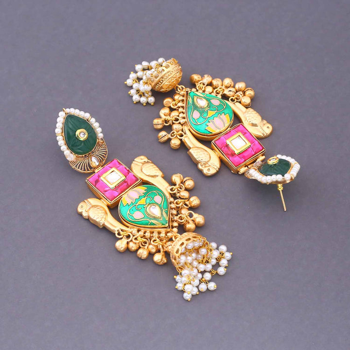 Prismatic Sheshna Jhumkis