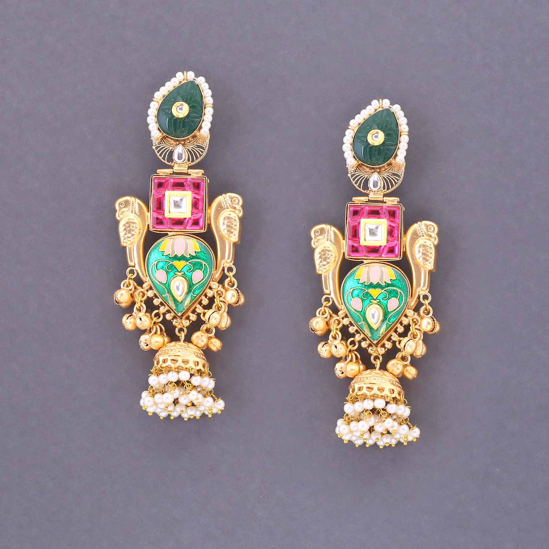 Prismatic Sheshna Jhumkis