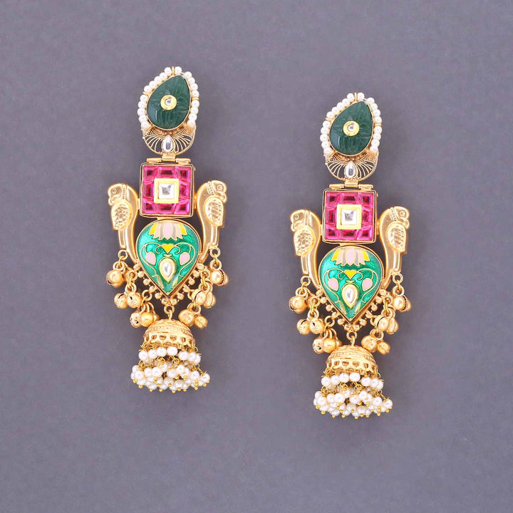 Prismatic Sheshna Jhumkis