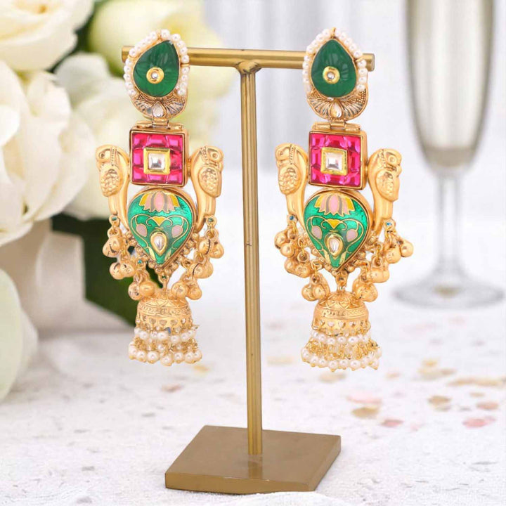 Prismatic Sheshna Jhumkis