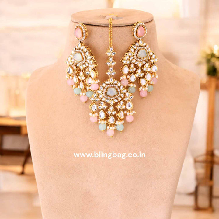 Prismatic Shushmita Kundan Jewellery Set