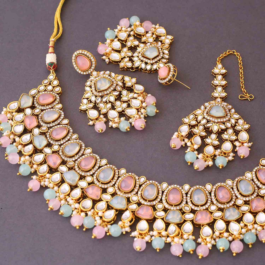 Prismatic Shushmita Kundan Jewellery Set