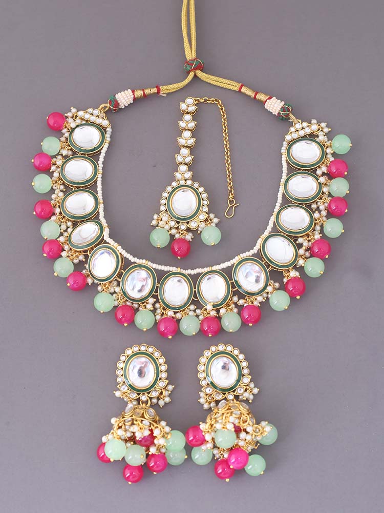 Prismatic Utsaah Kundan Jewellery Set
