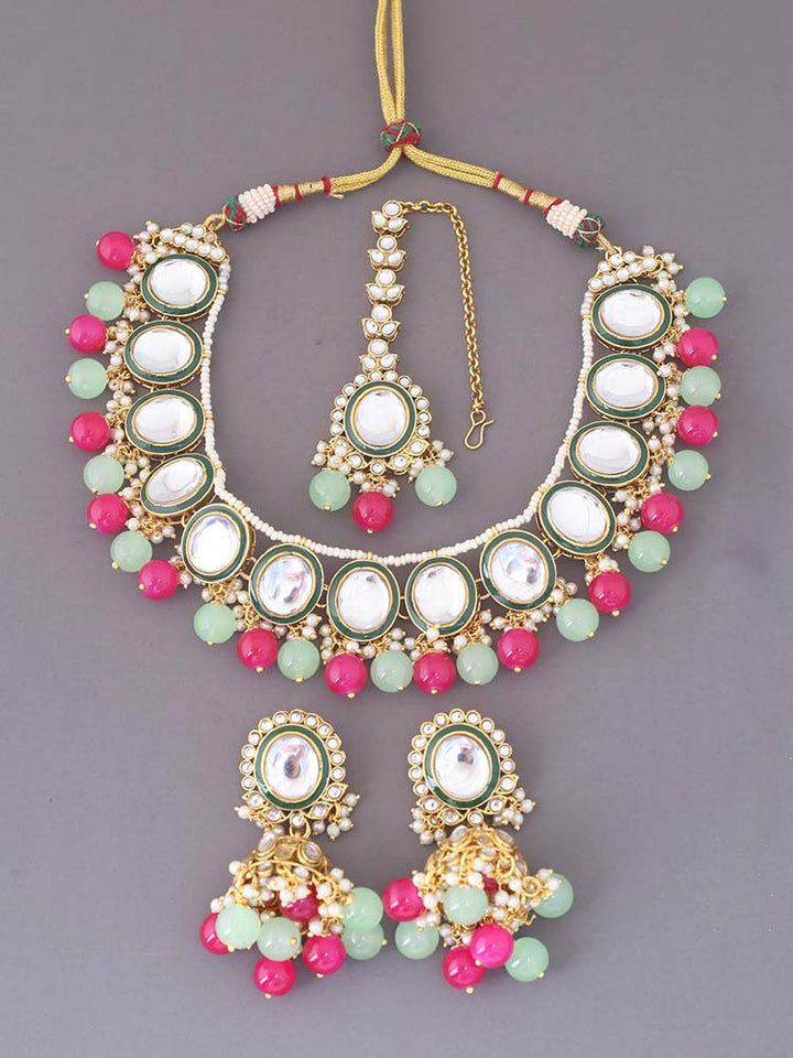 Prismatic Utsaah Kundan Jewellery Set