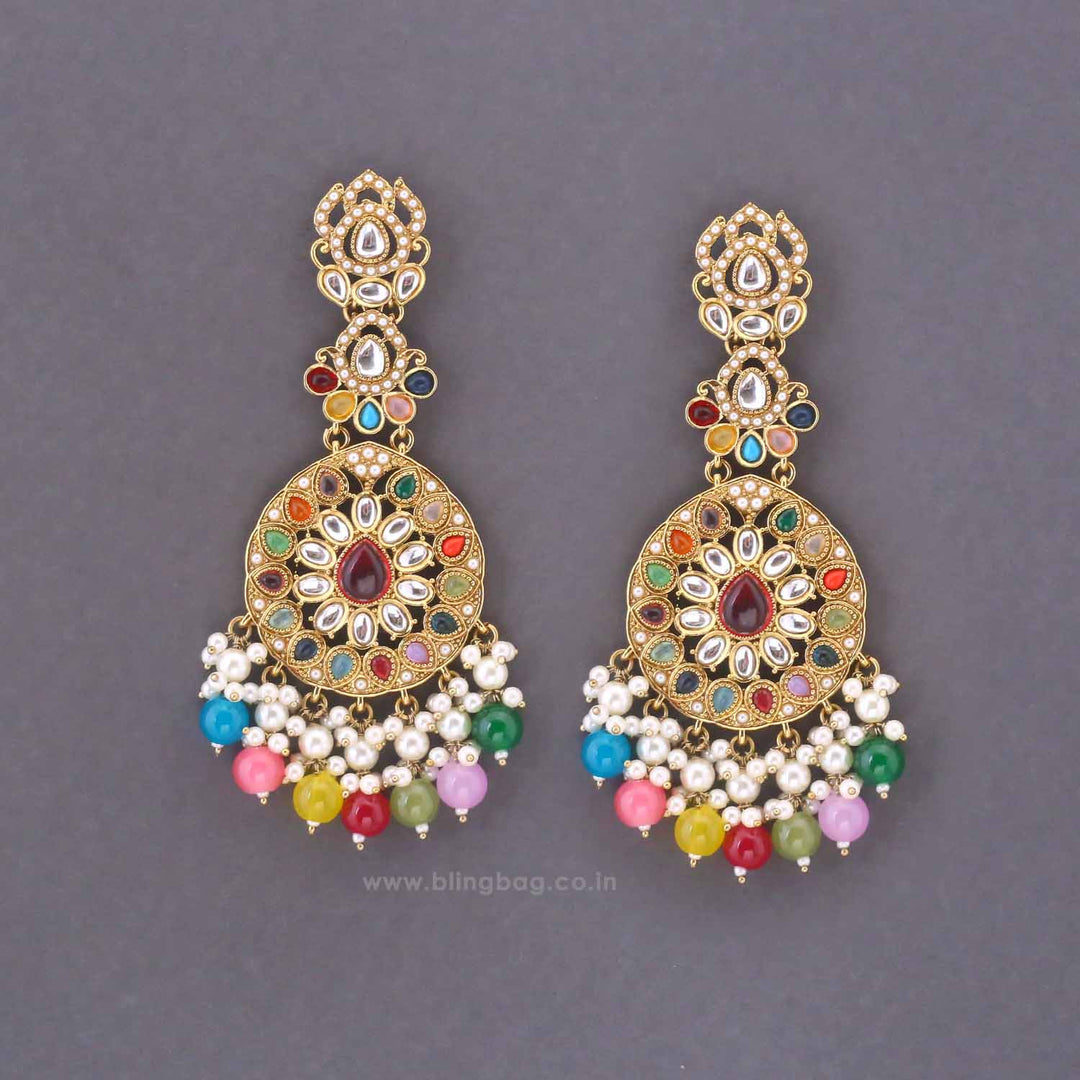 Prismatic Vrushali Danglers