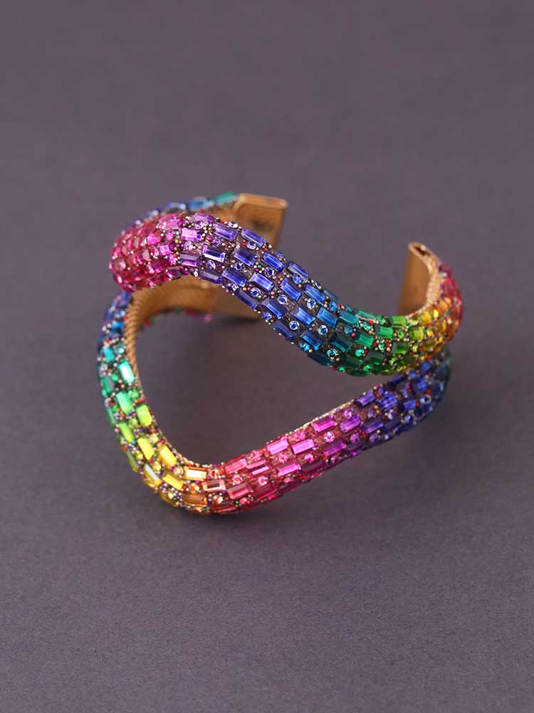 Prismatic Wisteria Adjustable Bracelet