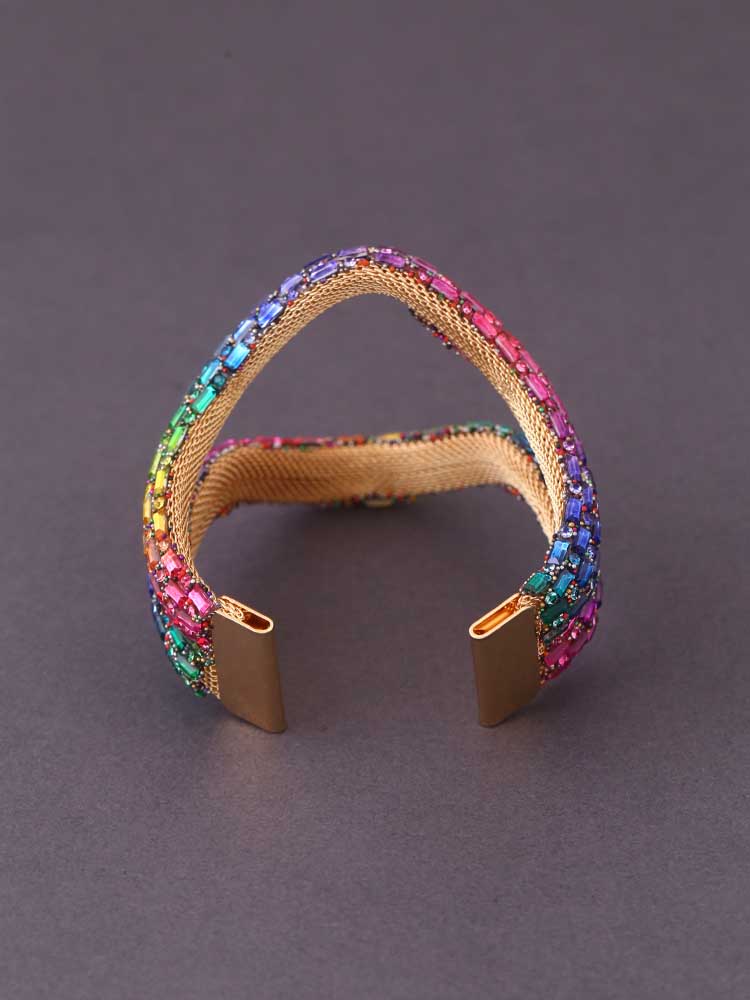 Prismatic Wisteria Adjustable Bracelet