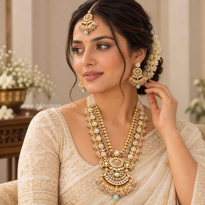Prismatic Yuvanya Kundan Jewellery Set - New Arrival
