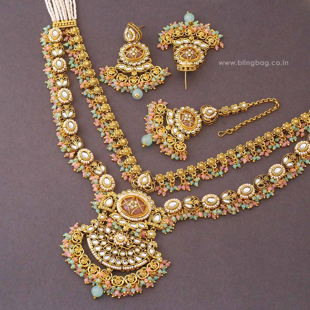 Prismatic Yuvanya Kundan Jewellery Set - New Arrival